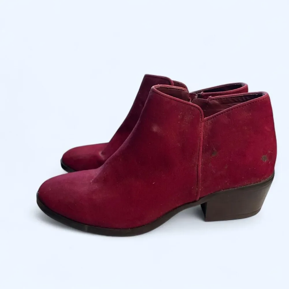 Unbranded Women's Red and Burgundy Boots